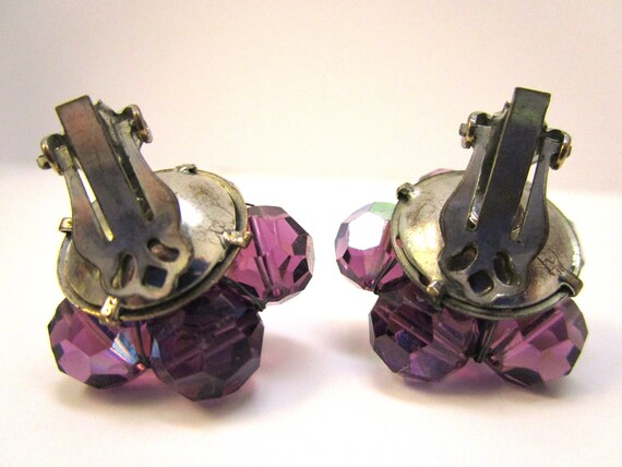 Estate 1950s Miriam Haskell Style Earrings Czech … - image 7