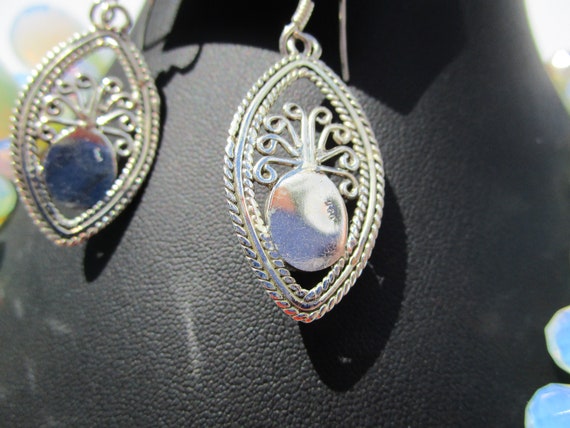 Magnificent Large Opal Statement Necklace Drop Mo… - image 4