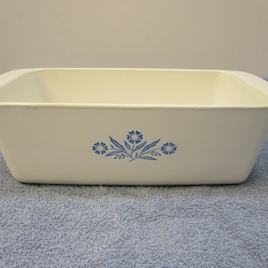 Vintage Corning Ware Loaf Pan Corning Blue Cornflower Loaf Pan Vintage Loaf Pan Vintage Corning Ware Ovenware Corning Ware Cookware Pan