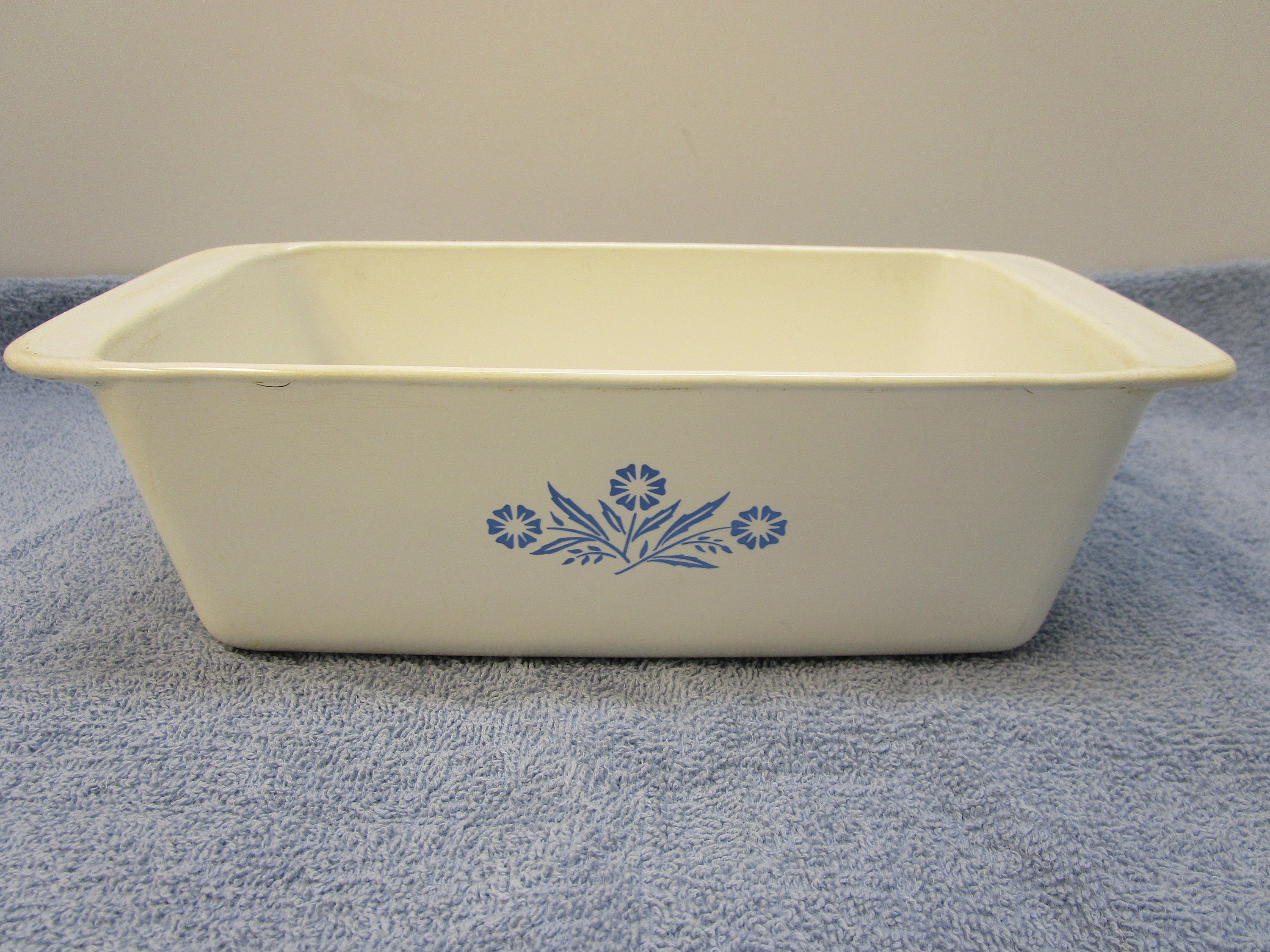 Vintage Corning Ware Loaf Pan Corning Blue Cornflower Loaf Pan Etsy
