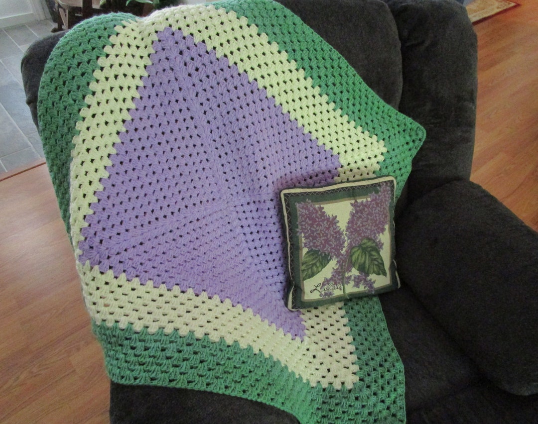 Super Soft Hand Crochet Throw Blanket Crochet Lap Throw Etsy