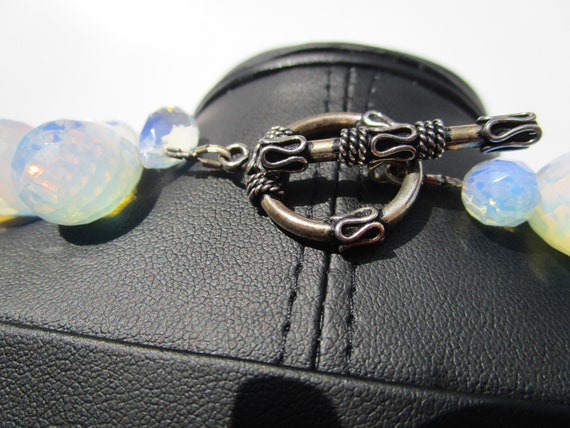 Magnificent Large Opal Statement Necklace Drop Mo… - image 6