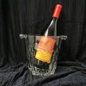 Vintage Bleikristall Eiskübel Vintage Kristallglas Eiskübel Kristall Weinkühler Glasflaschenkühler Kristall Champagner Eimer