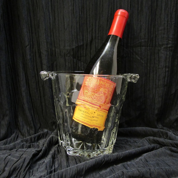 Crystal Ice Bucket Etsy