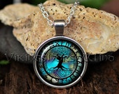 Yggdrasil Necklace, Viking Necklace Tree of Life, Viking Jewelry, Runes Necklace, Viking Pendant, Celtic World Tree, Norse Mythology, Asatru