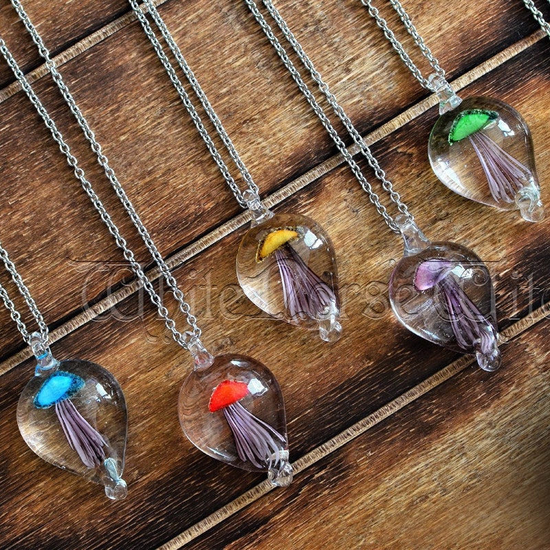 Jellyfish Necklace - Multiple Colors! main image 0