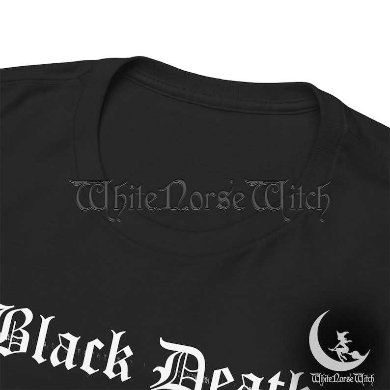 Maglietta medievale del tour europeo della Morte Nera, maglietta Plague Rat, maglietta horror gotica, abbigliamento grunge goth, Dark Academia, moda Weirdcore immagine 11