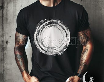 Black Hole Goth T-Shirt, Weird Vortex Shirt, Alternative Grunge Clothing, Dark Aesthetic Tee, Cosmic Gothic TShirt, Emo, Alt, Unisex / S-5XL