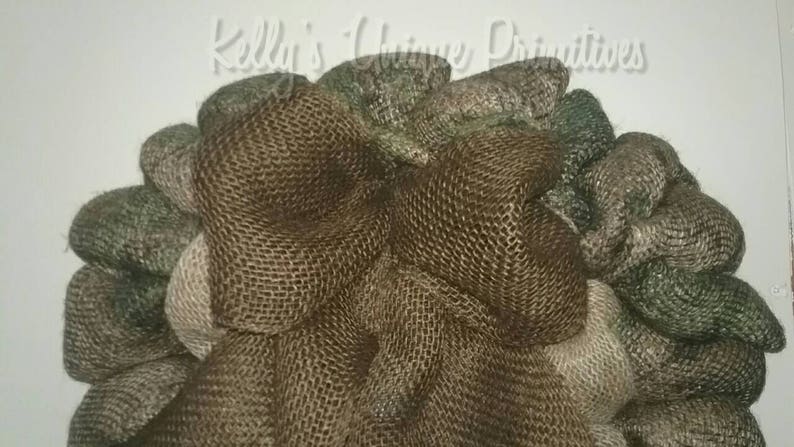 Camo Burlap Wreath Camouflage Wreaths Rustic Decor Country Home Decor