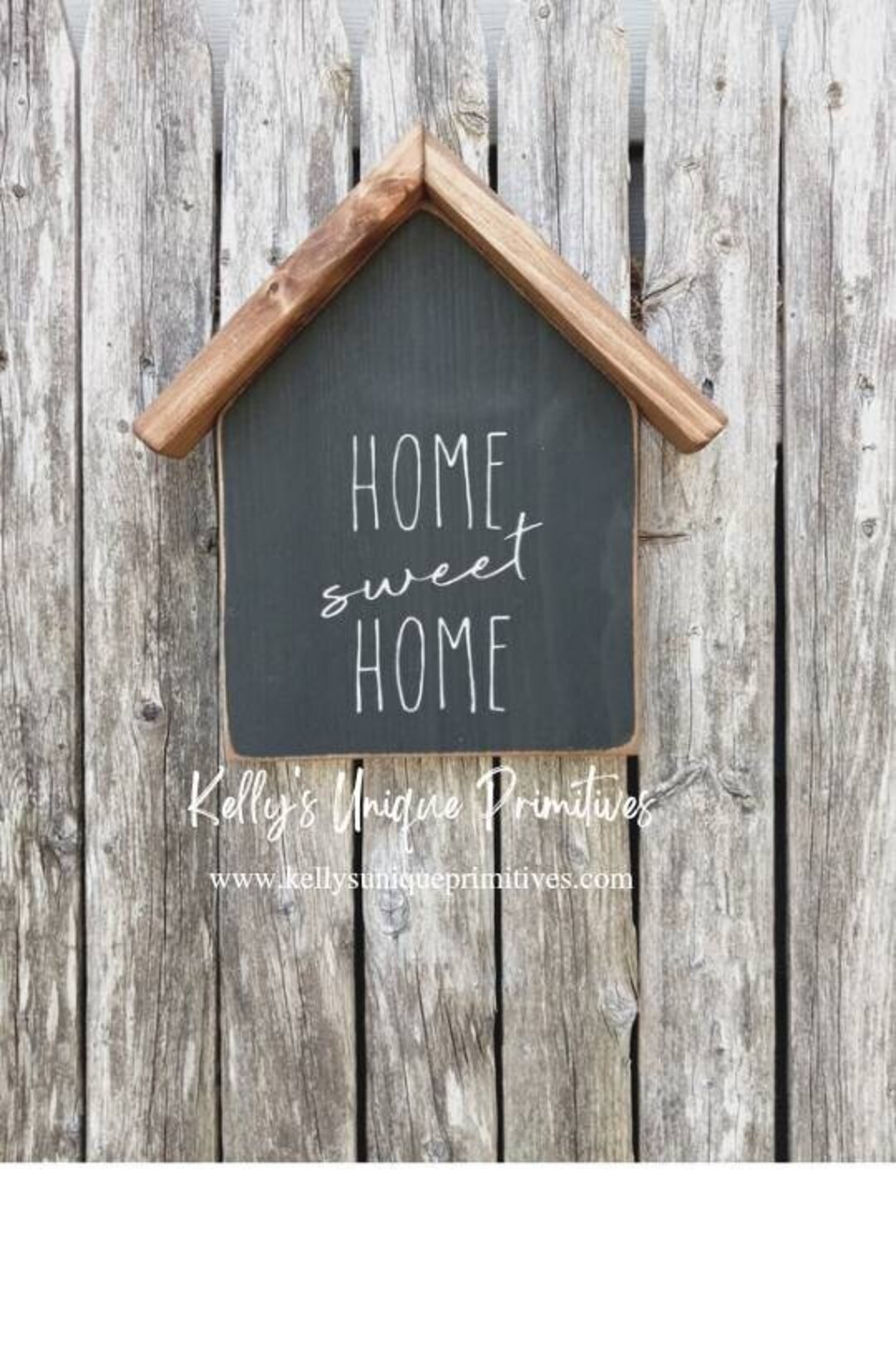 Home Sweet Home Wooden House Shaped Wall Hanging Farmhouse Decor - Etsy
