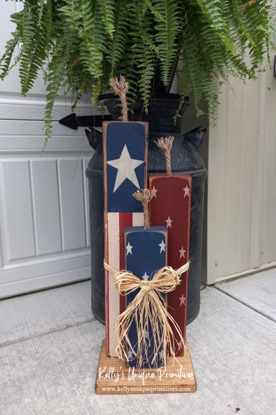 Firecrackers Americana Decor Patriotic Decor Country Decor Primitive Decor