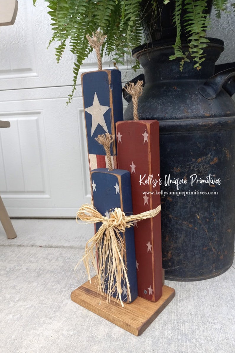 Firecrackers Americana Decor Patriotic Decor Country Decor Primitive Decor bild 2