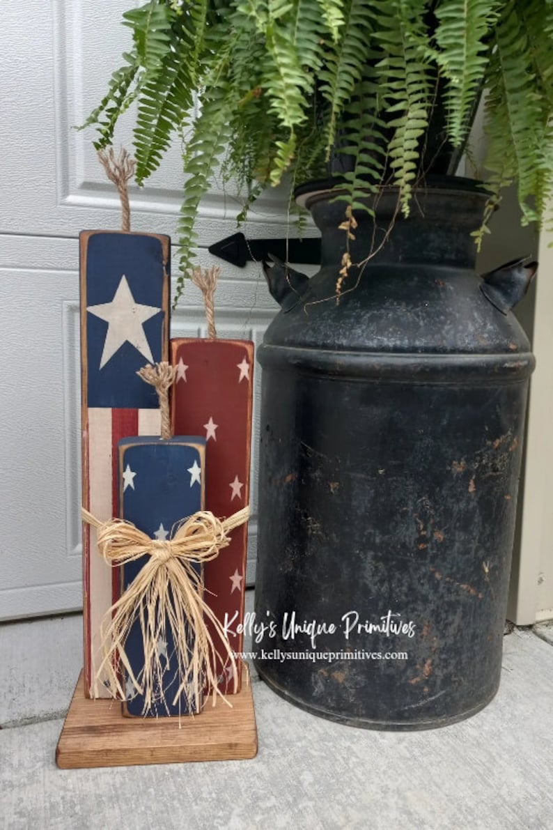 Firecrackers Americana Decor Patriotic Decor Country Decor Primitive Decor bild 4