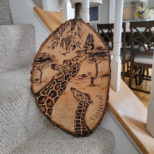 Etched Wood Art Etsy