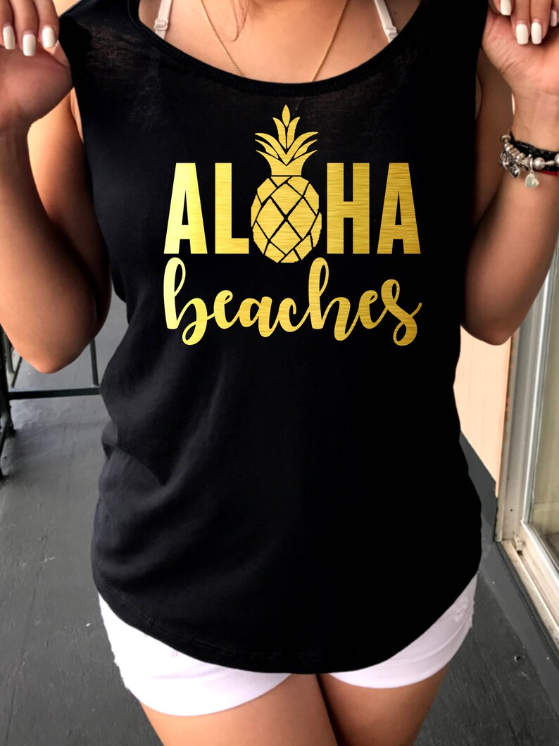 Aloha Beaches Bachelorette Party Shirt Aloha Bride Hawaii - Etsy