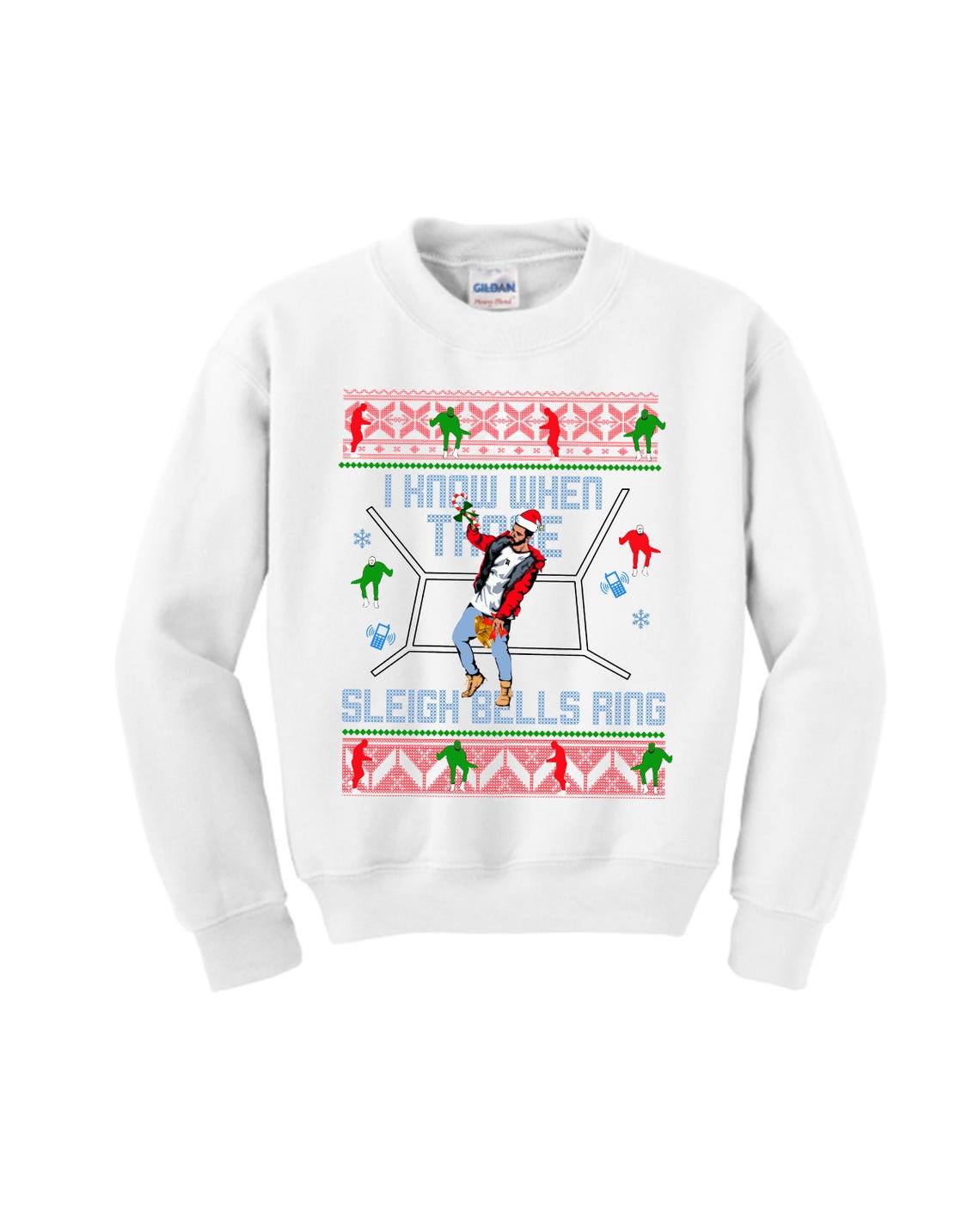 Let It Snow Christmas Sweatshirt Jon Snow Christmas Sweater Etsy