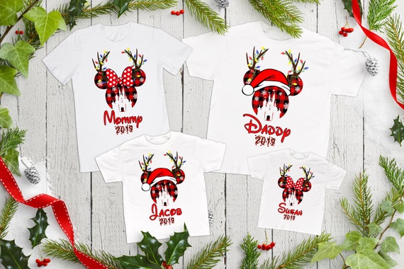 disney christmas family shirts
