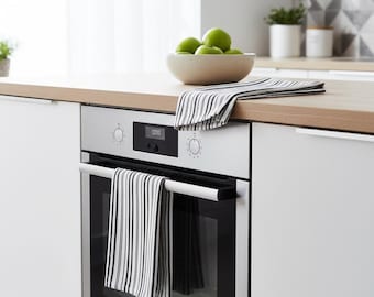 Toallas de cocina clásicas de rayas (juego de 2)