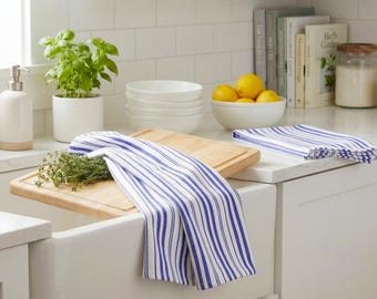 Paños de cocina, azules (juego de 2)