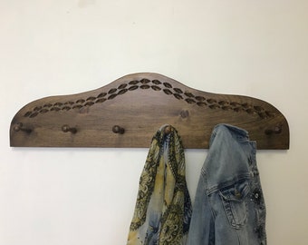 Large Swans and Roses or Sunset coat rack woodworking plan, simp[le carving plan, fun craft, super simple woodworking plan, weekend craft.