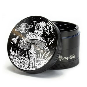 Herb Grinder 2 5 Weed Grinder Custom Grinder 4 Piece Etsy