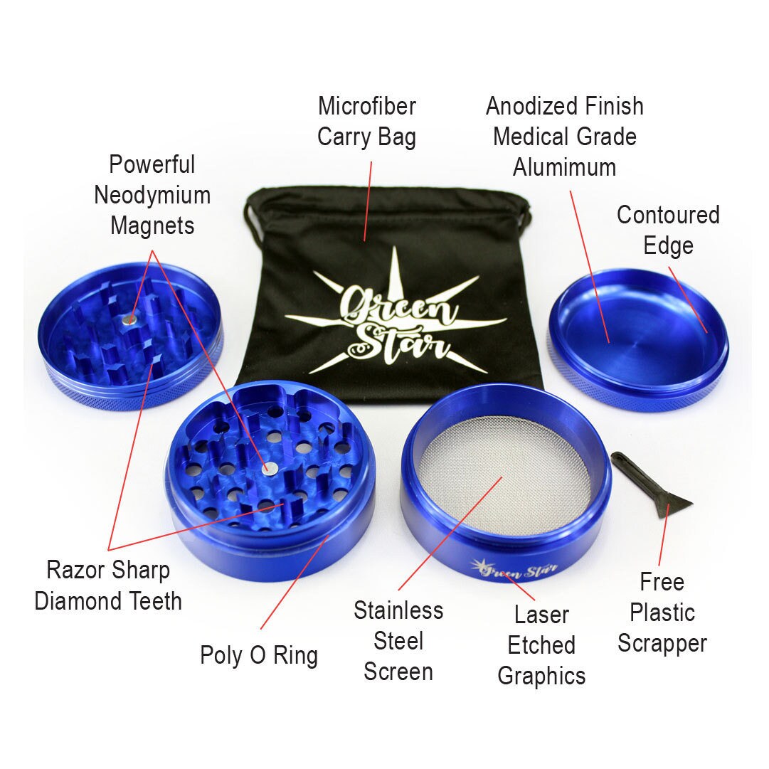 Herb Grinder Weed Grinder Tsunami Wave Design Custom Grinder Etsy