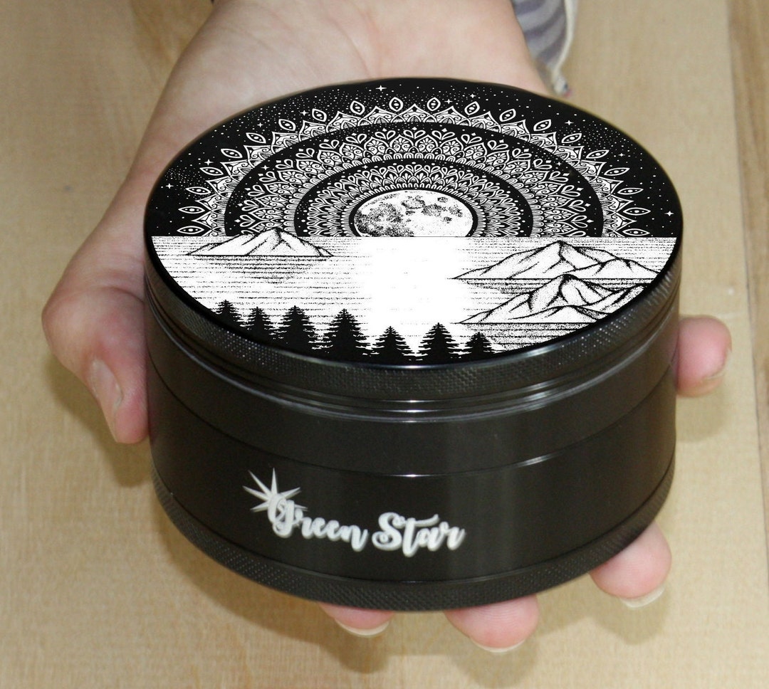 Herb Grinder Large 4 100 Mm Largest Herb Grinder Weed Etsy