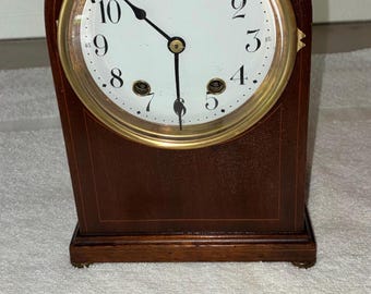 1910's Antique Seth Thomas Mantel Shelf Clock Working Correctly