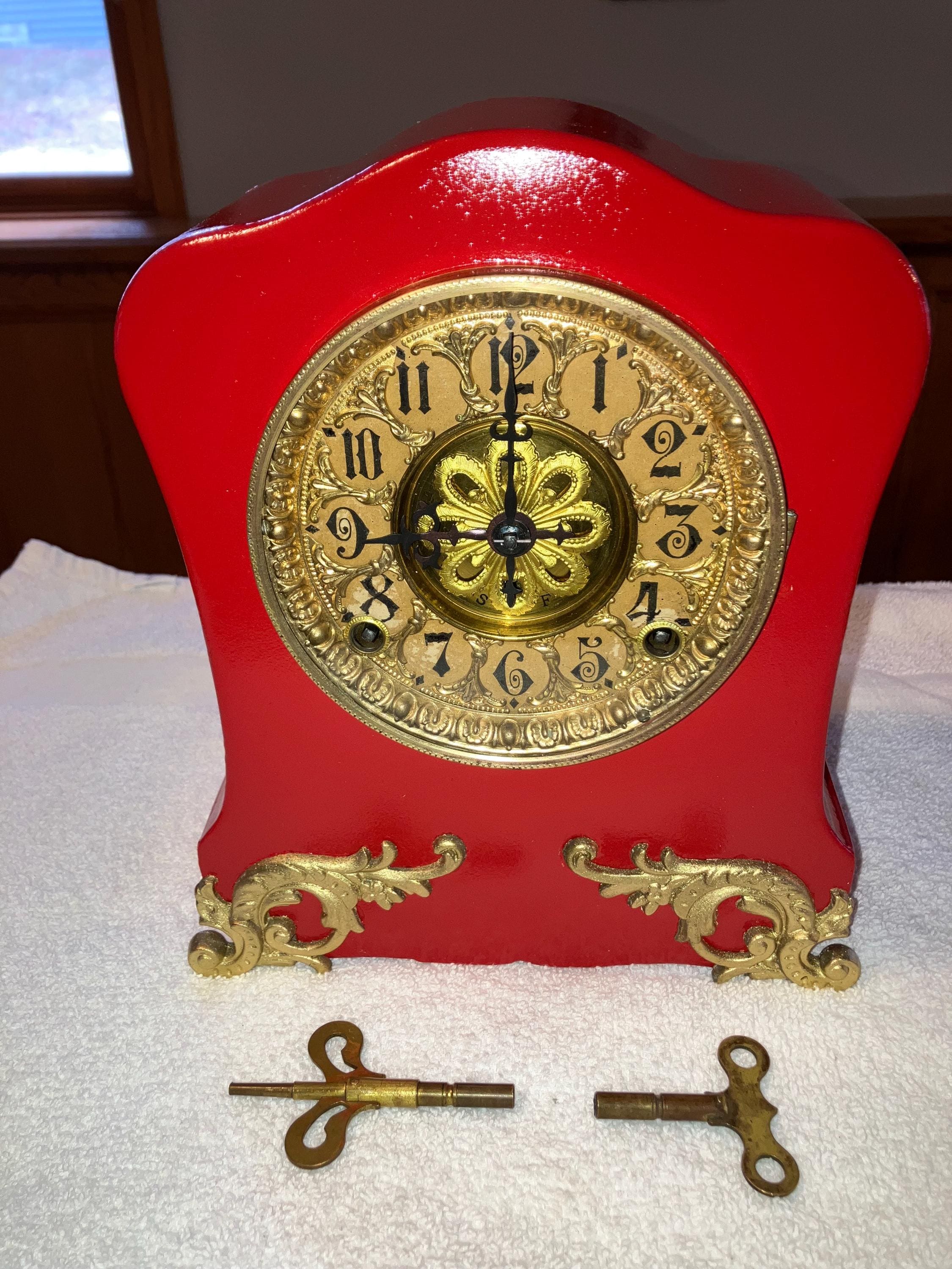1890 Antique Clock - Etsy
