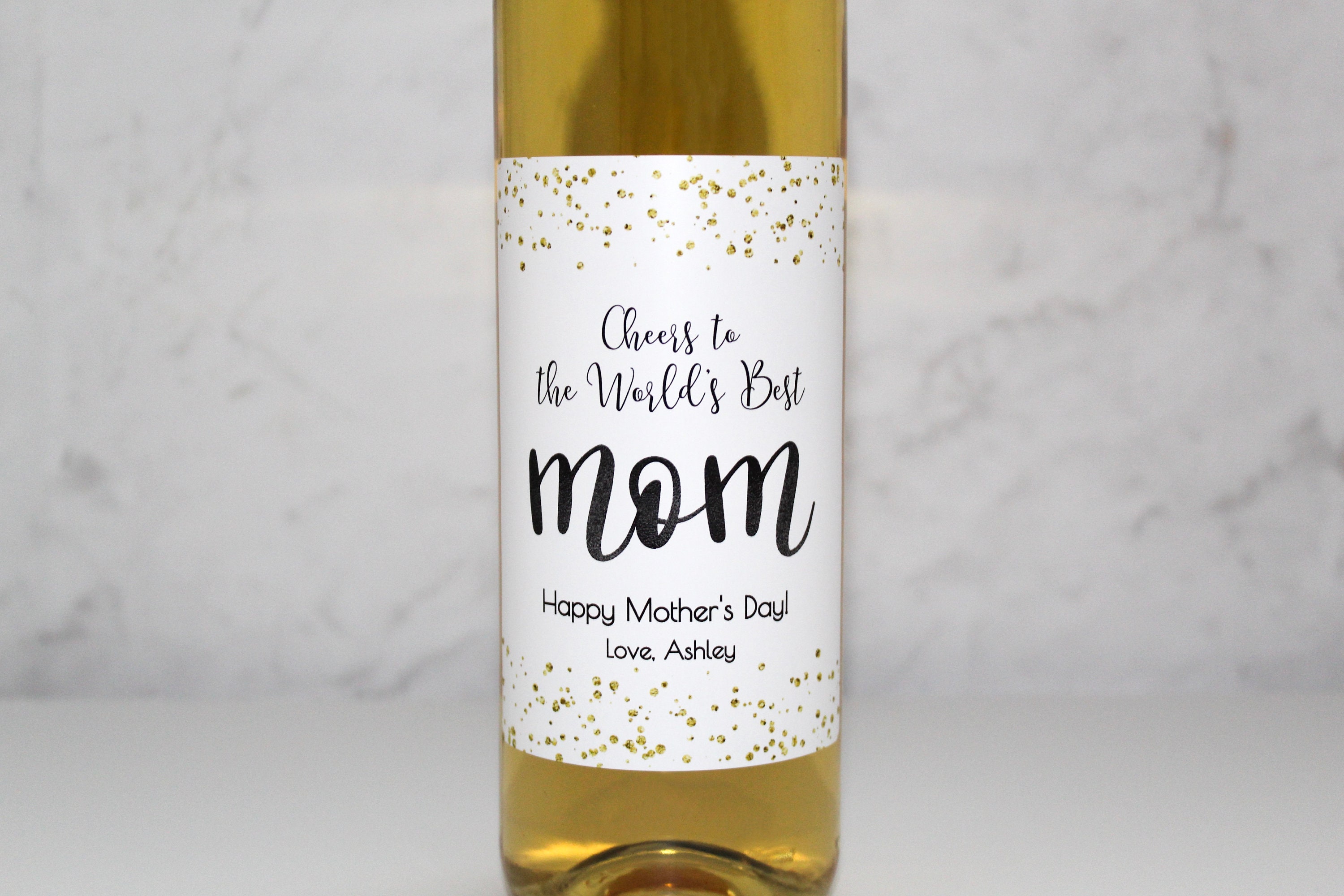 Personalised Mothers Day WINE LABEL Poison for maman