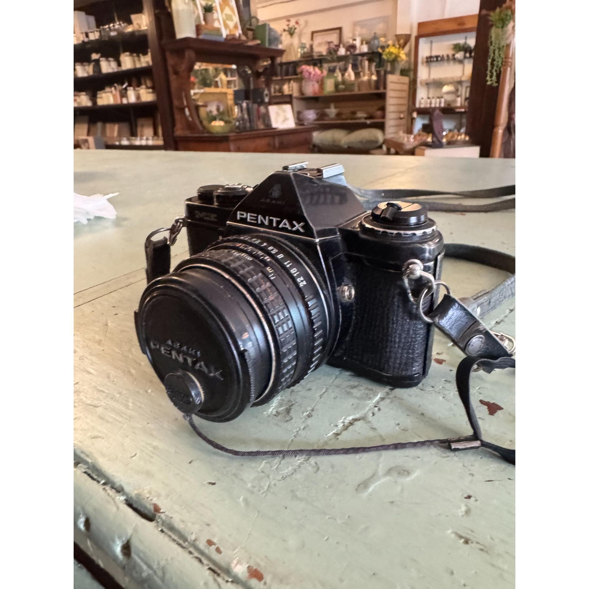 Asahi Pentax ME 35mm SLR Film Camera With SMC Pentax M 50mm F 1 7