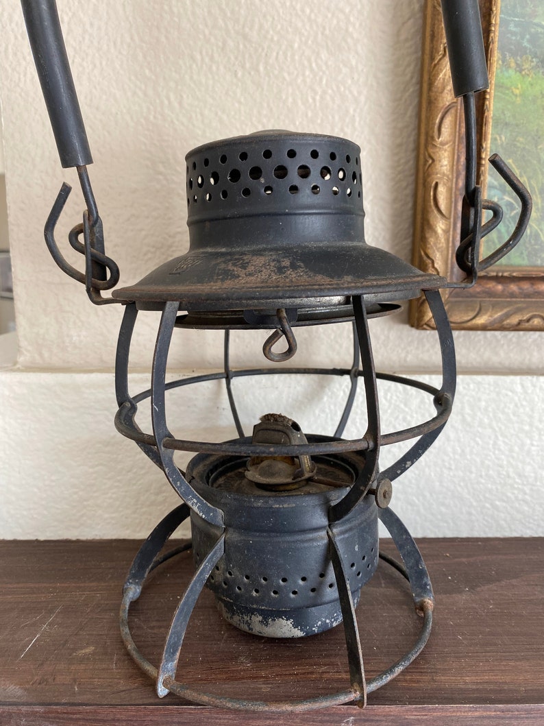 Penn Central Railroad Lantern Dressel Arlington NJ Railroad Etsy