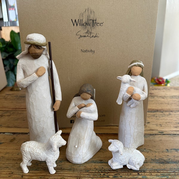 Willow Tree Nativity # 26005, Willow Tree figurine, Susan Lordi, Nativity figurine, willow tree figurine, collectible, nativity set,