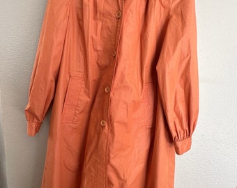 【CLASSICO】 Vintage Coat SE / FLCCDA2U11 Medium 80s Brown New Wave Trench Coat | Vintage Komitor
