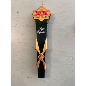 Dos Equis Cerveza Lager Especial Beer Tap Handle Collectible Man Cave Bar Decor