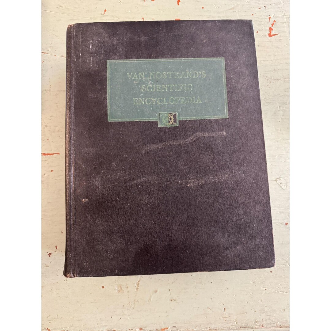 Van Nostrands Scientific Encyclopedia 1958 Hardcover Reference Vintage ...