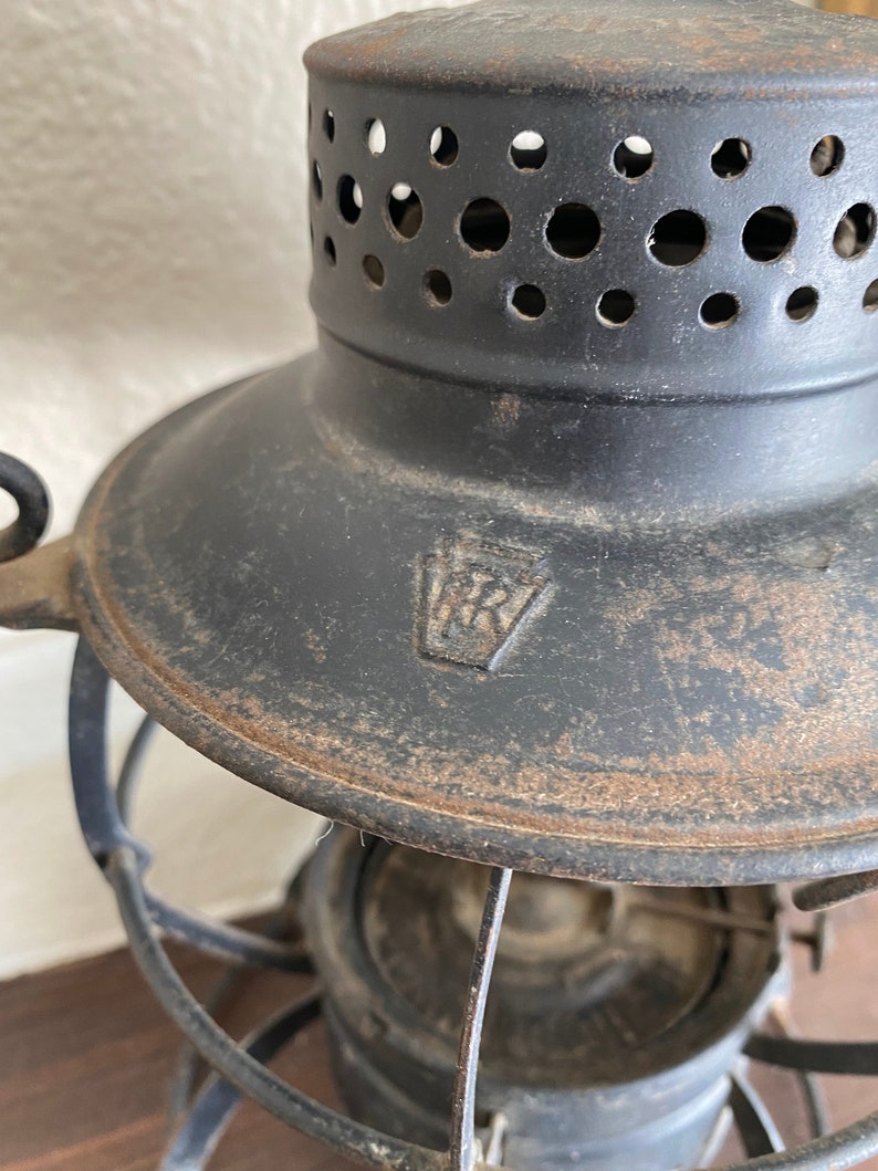 Penn Central Railroad Lantern Dressel Arlington NJ Railroad Etsy