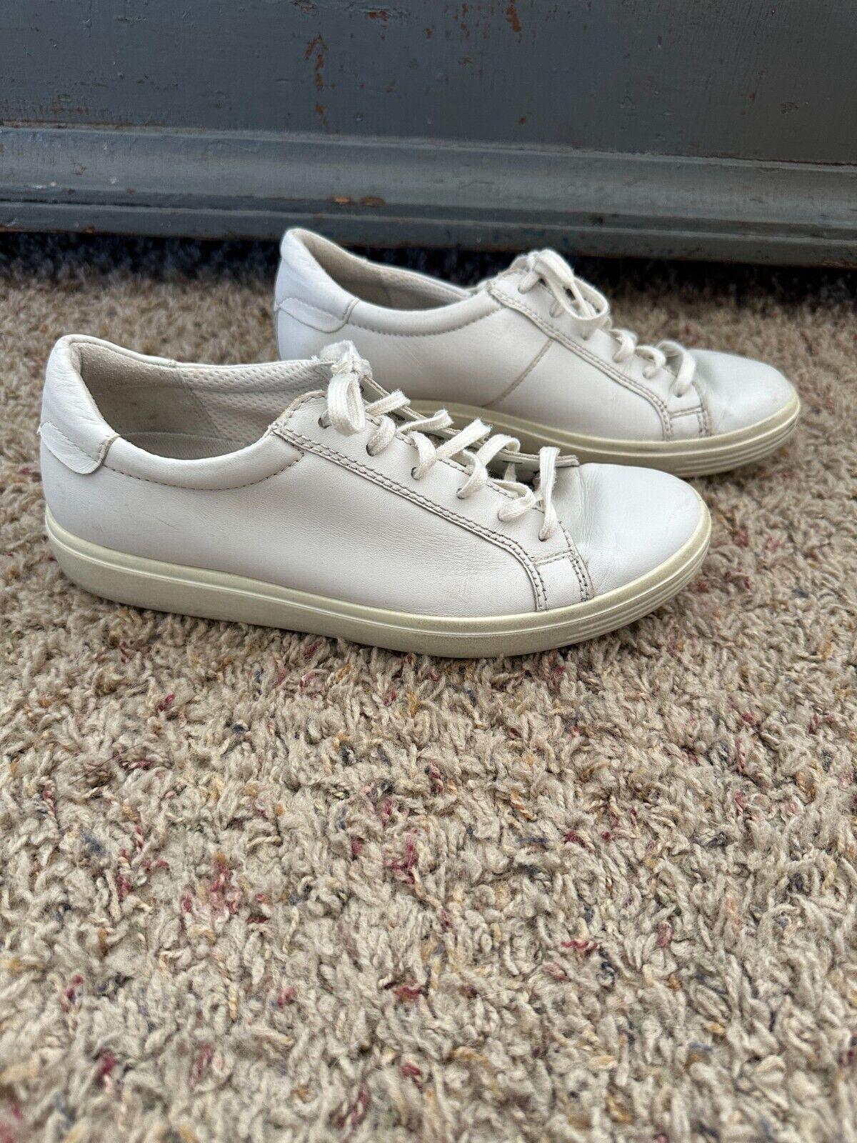 Vintage Ecco White Women's Sneakers Size 8-8.5, Ecco