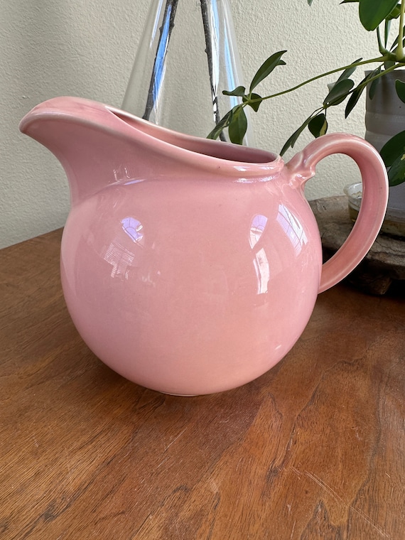 Vintage Pink Pitcher By LuRay Pottery, Vintage pot