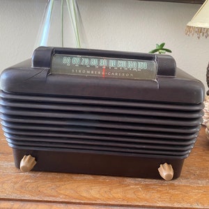 Vintage Stormberg Carlson Model 1500H AM Tube Radio, tube radio, vintage radio, home decor, Stormberg radio, Am tube radio, vintage decor
