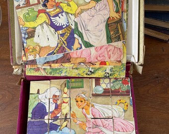 Fairy Tale #2A Wooden Jig Saw Puzzle Dollhouse Miniature 