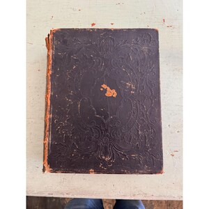 Antique 1867 Holy Bible Old & New Testaments American Bible