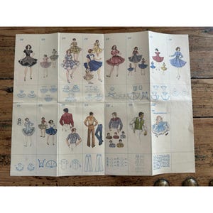 Vintage Authentic Square Dance Sewing Pattern Collection Brochure 1970s ephemera