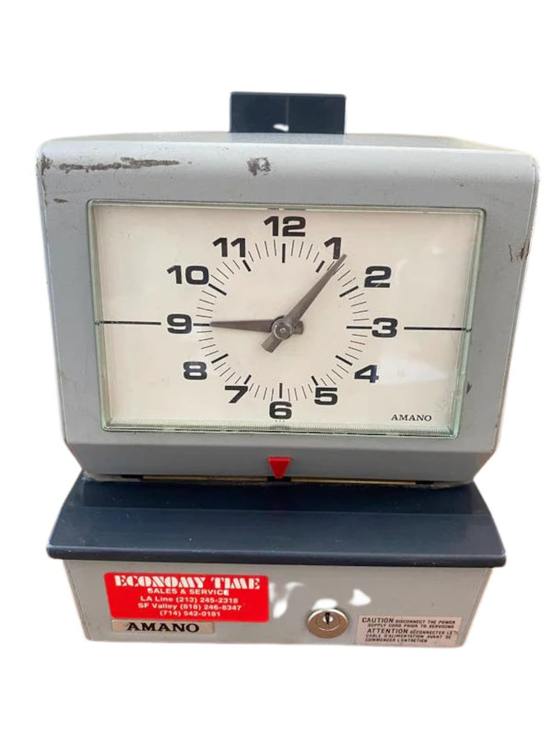 Vintage Amano Time Clock Model 3636 Time Clock Amano Time Etsy