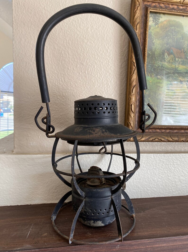 Penn Central Railroad Lantern Dressel Arlington NJ Railroad Etsy