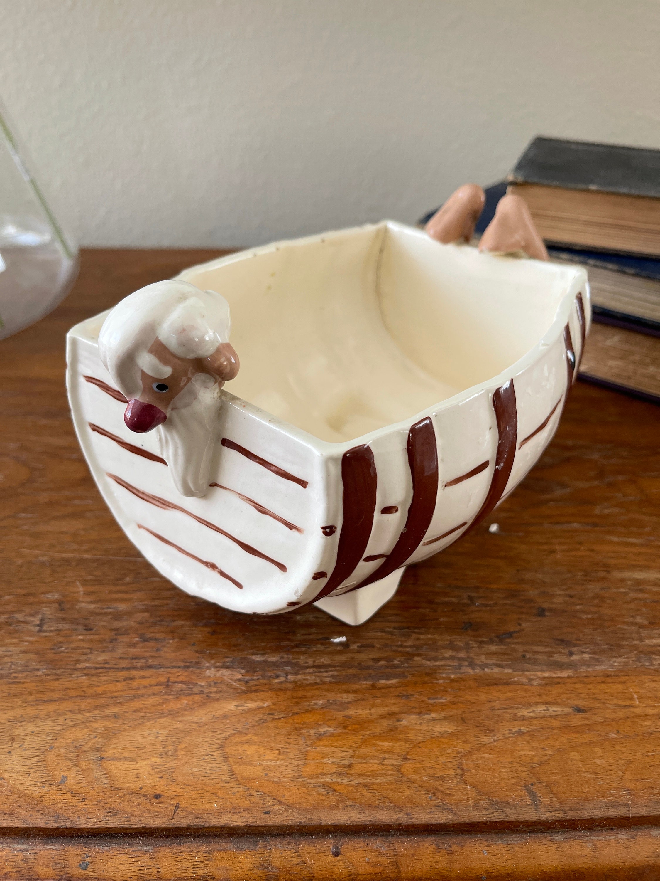 Twin Winton Hillbilly Ice Bucket Barrel Bowl | dining room decor | collectible | kitchen decor | home decor, twin winton,