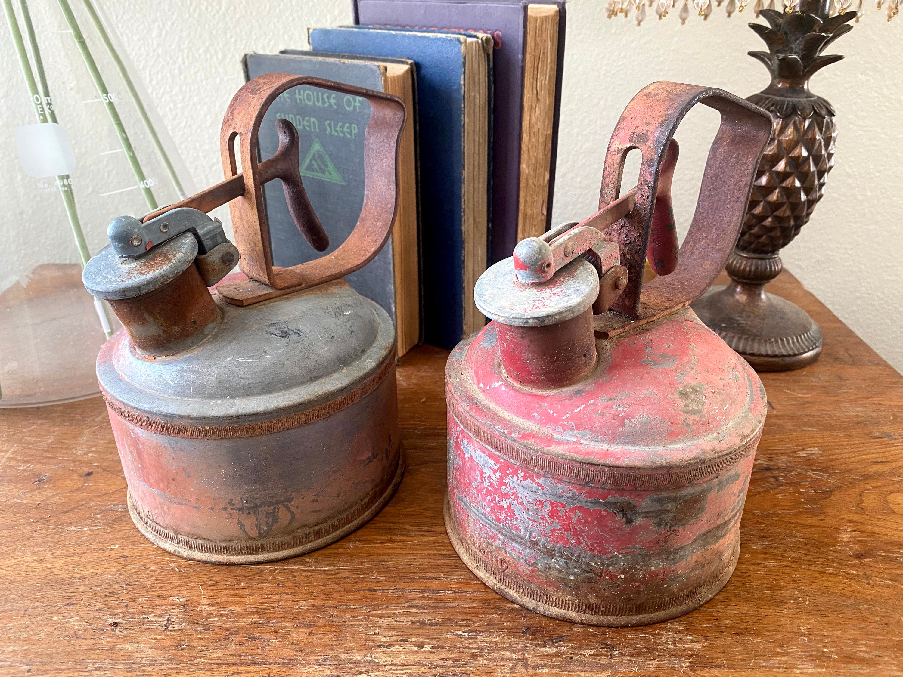 Old Style Plastic Gas Cans for sale Only 3 left at 60