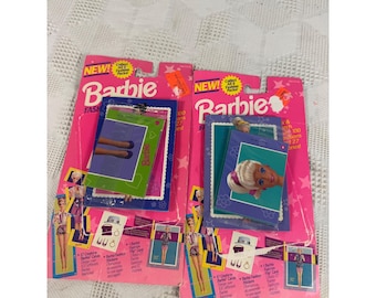 Barbie Fashion Play Cards Create a Barbie Set of Two Vintage 1990s Lot Of 2 New