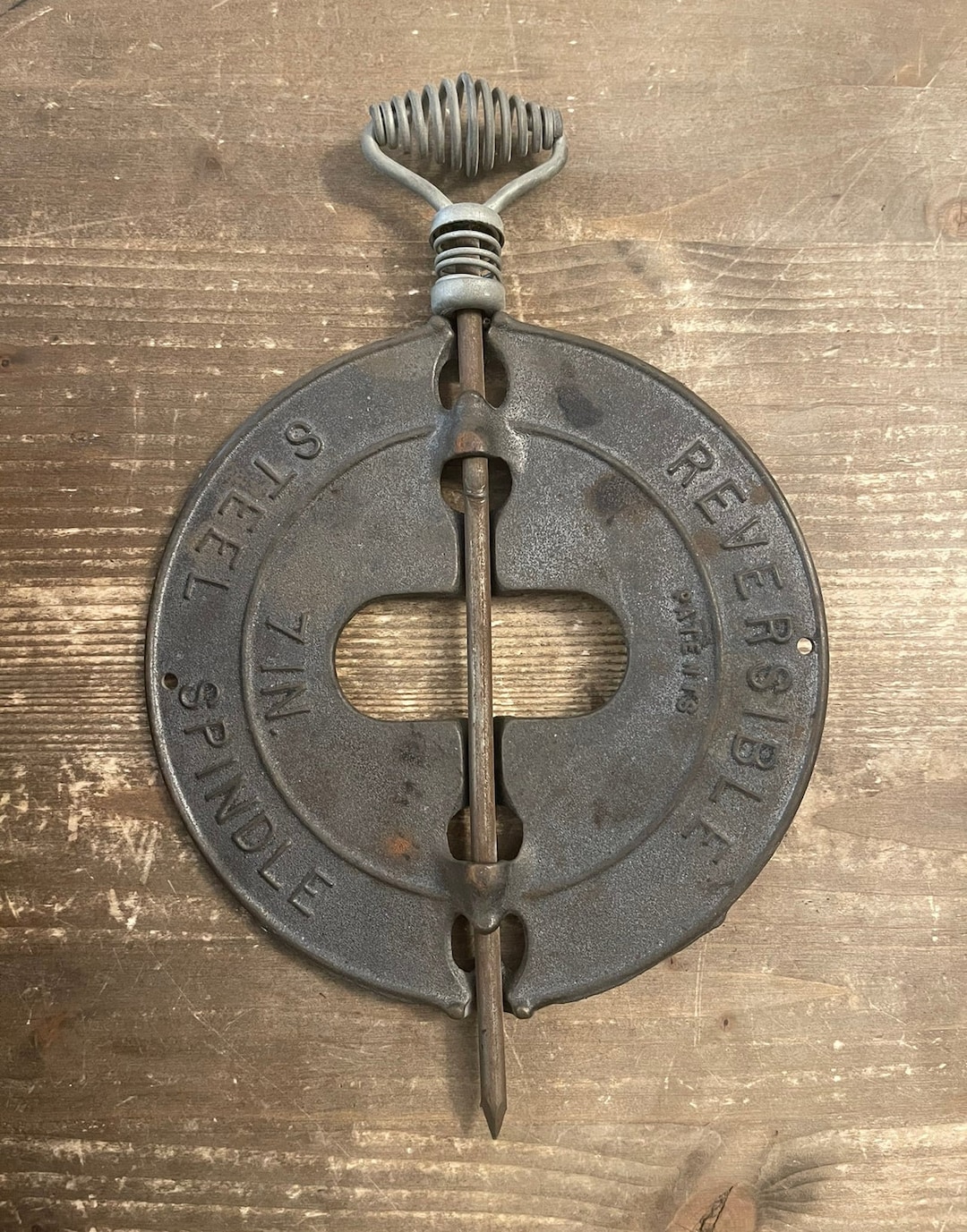 Vintage Griswold Flue Stove Damper, Flue Damper, Vintage Flue Damper