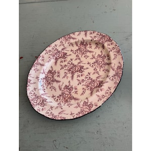Wood and Sons Colonial Rose Pink 12 Inch English Porcelain Platter